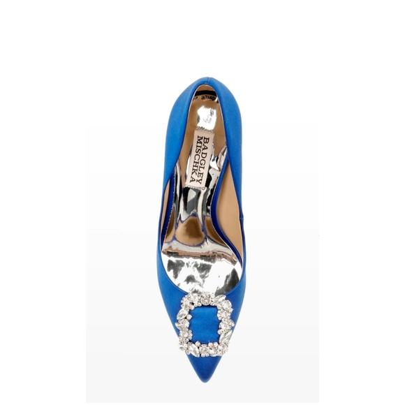 Badgley Mischka Shoes - Badgley Mischka Cher Satin Pumps